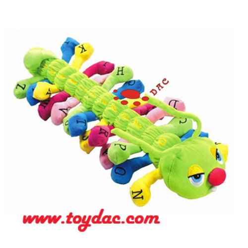 Jouet éducatif en peluche pour bébé chenille