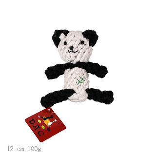 Jouets pour animaux de compagnie, chien, chiot, nettoyage des dents, corde en coton, résistant aux morsures, tressé, animaux mignons tissés, environnement