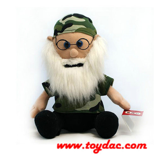 Soldat de poupée de dessin animé en peluche