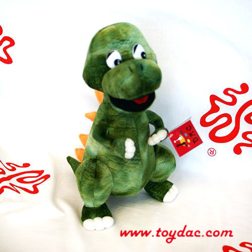 Dinosaure de dessin animé en peluche