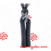 Bouchon de chaussures de lapin en peluche