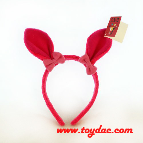 Bandeau d'oreilles de lapin en peluche pour les fêtes de Pâques