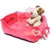 Lit pour animal de compagnie en peluche douce pour chien