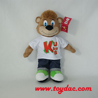 Ours en peluche en tenue de sport
