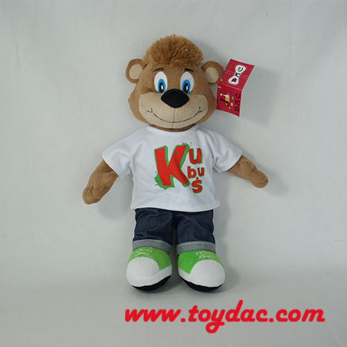 Ours en peluche en tenue de sport