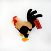 Porte-clés petit coq de ferme en peluche