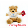 Ours en peluche rouge avec jouet T-shirt pour les vacances