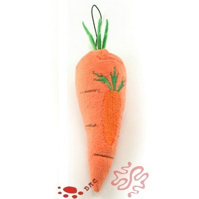Porte-clés de jouets de congé d'arbre de légumes en peluche