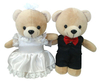 Ours en peluche en peluche pour les mariés