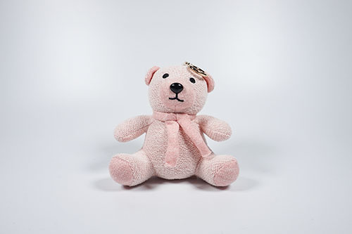 Ours en peluche rose en peluche