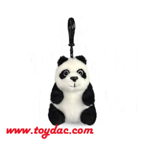 Porte-clés mini panda ultra doux