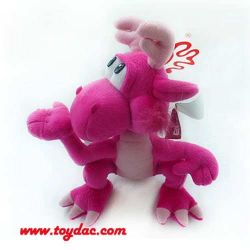 Dinosaure en carton en peluche avec capuchon