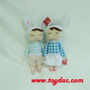 Lapin bio en peluche naturelle