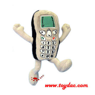 Mascotte de téléphone portable en peluche