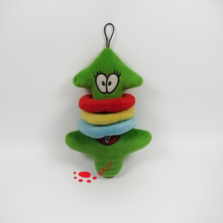 Jouet de décoration de sapin de Noël en peluche