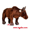 Peluche Vache Marron Animal de la Ferme
