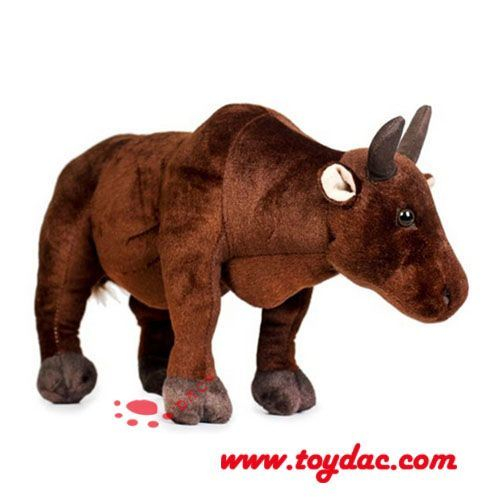 Peluche Vache Marron Animal de la Ferme