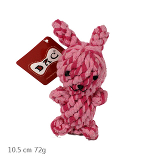 Corde de corde de lapin de coton de jouet à mâcher de chien