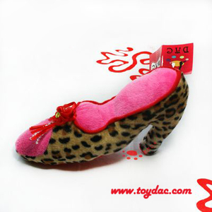 Jouet modèle de chaussure en peluche rouge