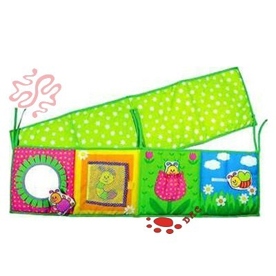 Jouet de livre de bébé de couleur de tissu