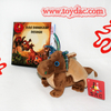 Jouet et livre de dinosaure original en peluche