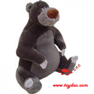 Peluche Fourrure Ours Noir