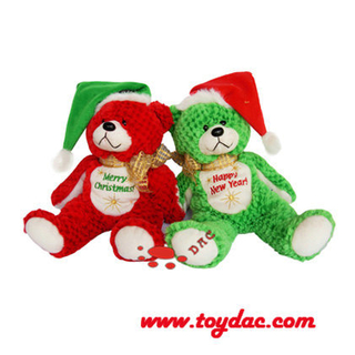 Ours de Noël en peluche