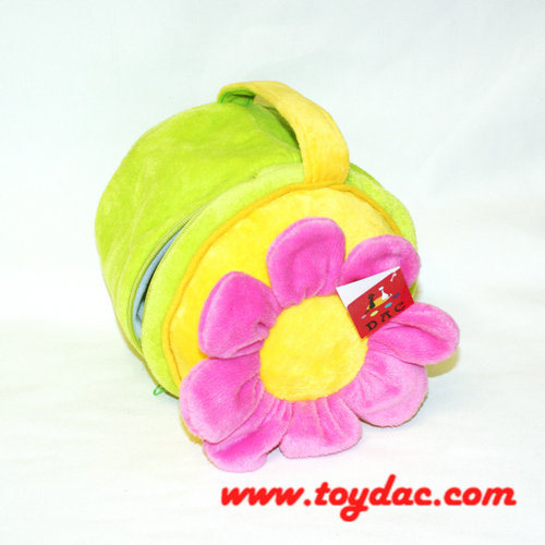 Sac à fleurs en peluche pour enfants
