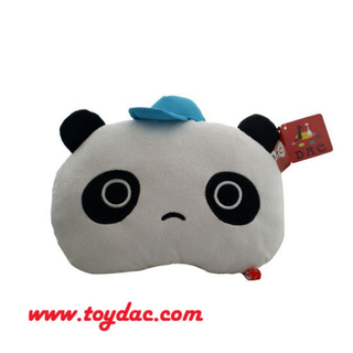 Oreiller de voiture panda de dessin animé de conception originale en peluche