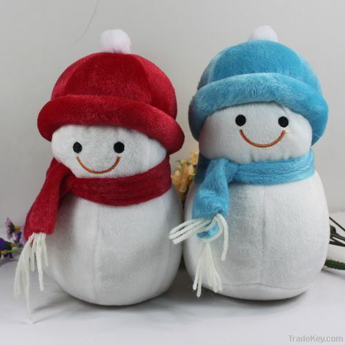 Cadeau de Noël du Père Noël coupé en peluche