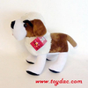 Jouet cheval blanc en peluche