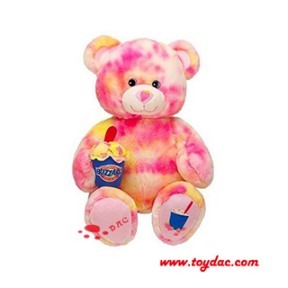Ours en peluche promotionnel en couleur