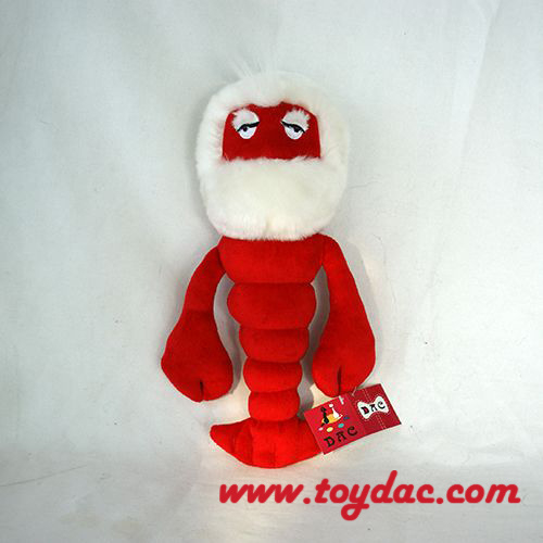 Homard de jouet de mer de dessin animé en peluche