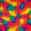 Tissu en peluche rose arc-en-ciel super doux